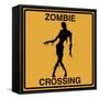 Zombie Crossing-Tina Lavoie-Framed Stretched Canvas