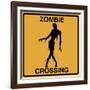 Zombie Crossing-Tina Lavoie-Framed Giclee Print