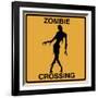 Zombie Crossing-Tina Lavoie-Framed Giclee Print