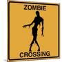 Zombie Crossing-Tina Lavoie-Mounted Giclee Print