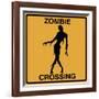 Zombie Crossing-Tina Lavoie-Framed Giclee Print