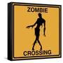 Zombie Crossing-Tina Lavoie-Framed Stretched Canvas