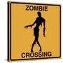 Zombie Crossing-Tina Lavoie-Stretched Canvas