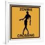 Zombie Crossing-Tina Lavoie-Framed Giclee Print