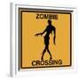 Zombie Crossing-Tina Lavoie-Framed Giclee Print