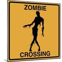 Zombie Crossing-Tina Lavoie-Mounted Giclee Print