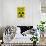 Zombie Fallout Shelter Sign Black Triangle Poster Print-null-Poster displayed on a wall