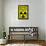 Zombie Fallout Shelter Sign Black Triangle Poster Print-null-Framed Poster displayed on a wall