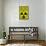 Zombie Fallout Shelter Sign Black Triangle Poster Print-null-Framed Stretched Canvas displayed on a wall