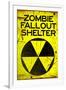 Zombie Fallout Shelter-null-Framed Art Print