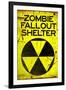Zombie Fallout Shelter-null-Framed Art Print