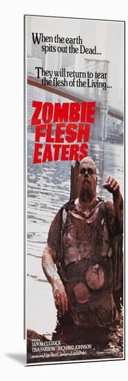 Zombie Flesh Eaters, Australian poster art, 1979-null-Mounted Art Print