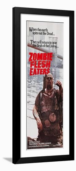 Zombie Flesh Eaters, Australian poster art, 1979-null-Framed Art Print