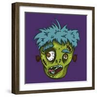 Zombie Head-Lauren Ramer-Framed Giclee Print