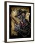 Zombie Outlaw With Revolver-FlyLand Designs-Framed Giclee Print