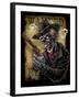 Zombie Outlaw With Revolver-FlyLand Designs-Framed Giclee Print