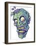 Zombie-Pattern_Head-01-FlyLand Designs-Framed Giclee Print