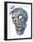 Zombie-Pattern_Head-01-FlyLand Designs-Framed Giclee Print