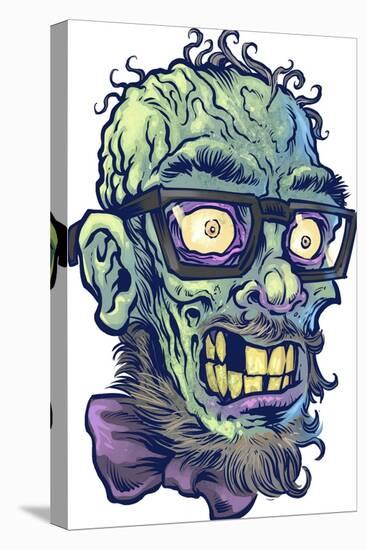 Zombie-Pattern_Head-02-FlyLand Designs-Stretched Canvas