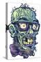 Zombie-Pattern_Head-02-FlyLand Designs-Stretched Canvas
