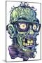 Zombie-Pattern_Head-02-FlyLand Designs-Mounted Giclee Print