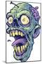 Zombie-Pattern_Head-03-FlyLand Designs-Mounted Giclee Print