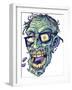 Zombie-Pattern_Head-04-FlyLand Designs-Framed Giclee Print