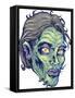 Zombie-Pattern_Head-05-FlyLand Designs-Framed Stretched Canvas