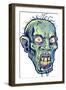 Zombie-Pattern_Head-07-FlyLand Designs-Framed Giclee Print