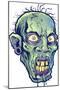 Zombie-Pattern_Head-07-FlyLand Designs-Mounted Giclee Print