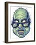 Zombie-Pattern_Head-10-FlyLand Designs-Framed Giclee Print