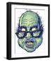 Zombie-Pattern_Head-10-FlyLand Designs-Framed Giclee Print