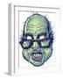 Zombie-Pattern_Head-10-FlyLand Designs-Framed Giclee Print