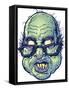 Zombie-Pattern_Head-10-FlyLand Designs-Framed Stretched Canvas