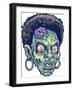 Zombie-Pattern_Head-11-FlyLand Designs-Framed Giclee Print