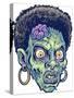 Zombie-Pattern_Head-11-FlyLand Designs-Stretched Canvas