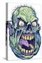 Zombie-Pattern_Head-12-FlyLand Designs-Stretched Canvas