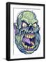 Zombie-Pattern_Head-12-FlyLand Designs-Framed Giclee Print