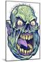 Zombie-Pattern_Head-12-FlyLand Designs-Mounted Giclee Print