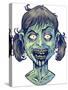 Zombie-Pattern_Head-13-FlyLand Designs-Stretched Canvas