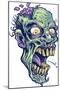 Zombie-Pattern_Head-14-FlyLand Designs-Mounted Giclee Print