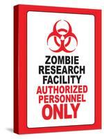 Zombie Research Facility Art Poster Print-null-Stretched Canvas