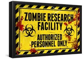 Zombie Research Facility-null-Framed Poster