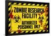 Zombie Research Facility-null-Framed Poster