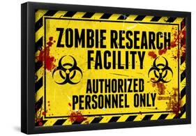 Zombie Research Facility-null-Framed Poster