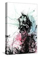 Zombie Splatter-David Lozeau-Stretched Canvas