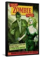 Zombie Tales Pulp by Retro-A-Go-Go Poster-null-Framed Poster