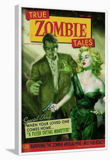 Zombie Tales Pulp-null-Framed Poster