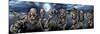 Zombies Banner-FlyLand Designs-Mounted Giclee Print