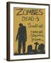 Zombies Dead & Breakfast Halloween-sylvia pimental-Framed Art Print